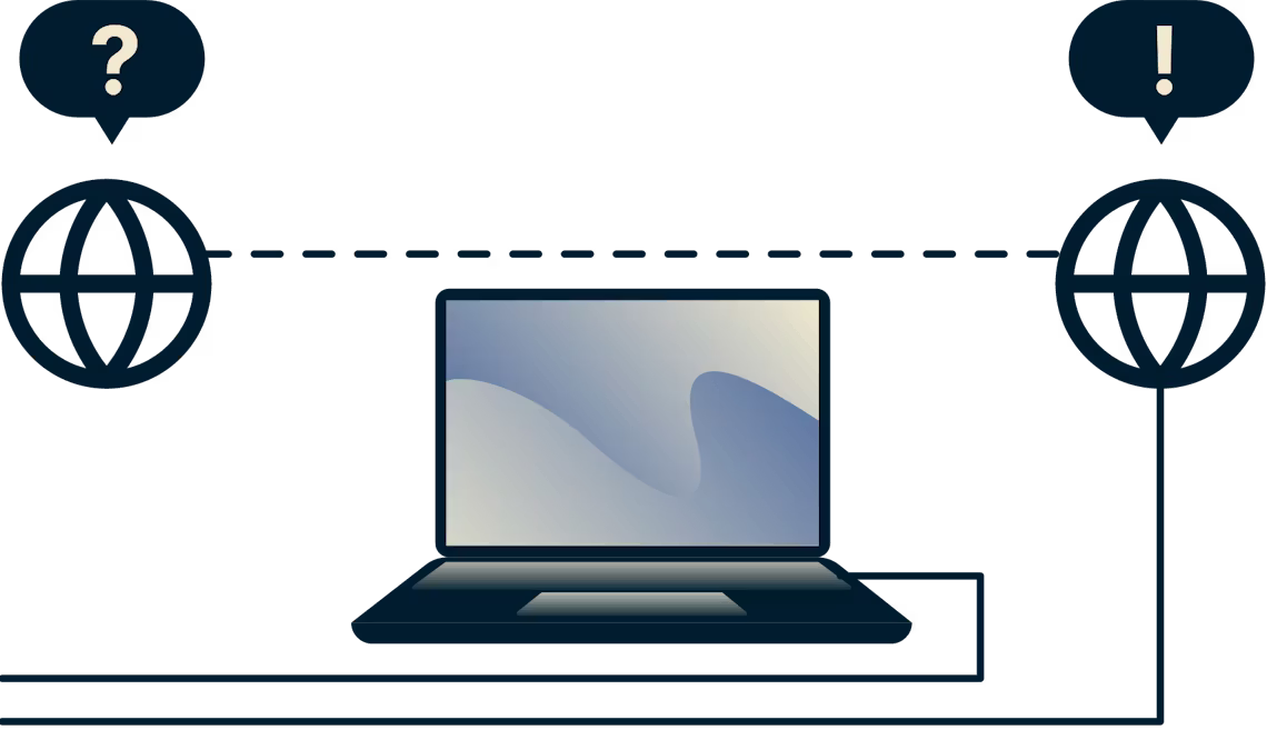 C&oacute;mo evitar los conflictos de peering con una VPN: diagrama que muestra que un ISP no puede ralentizar el v&iacute;deo debido al peering.
