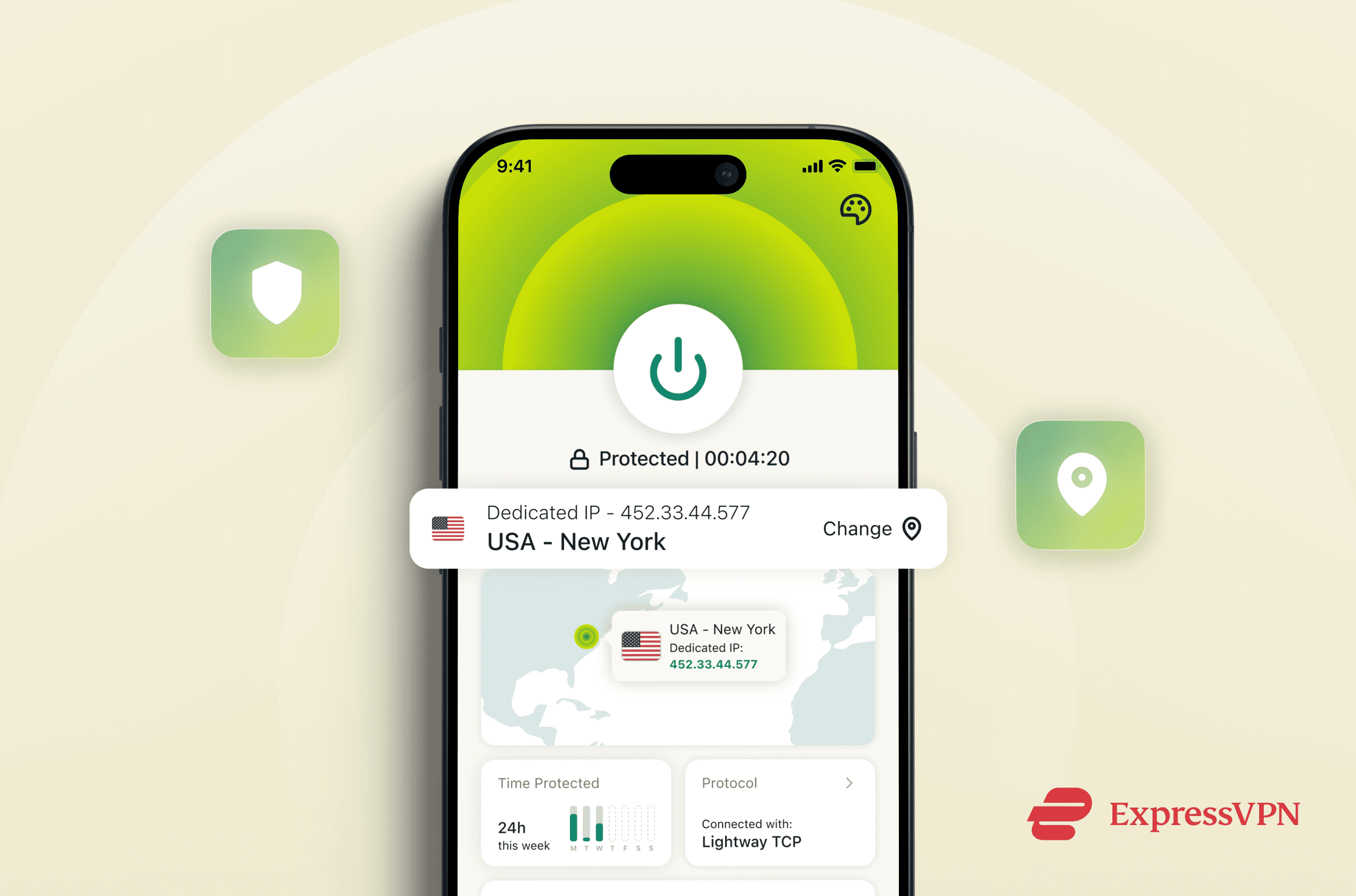 IP dedicada de ExpressVPN